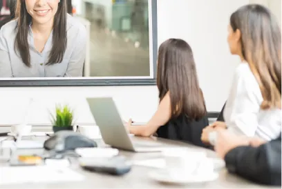 打ち合わせに同席